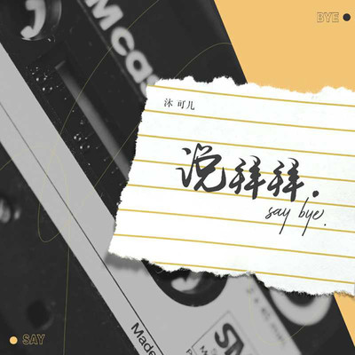 说拜拜 (伴奏)封面