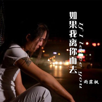 如果我离你而去 (伴奏) - 雨霖枫封面