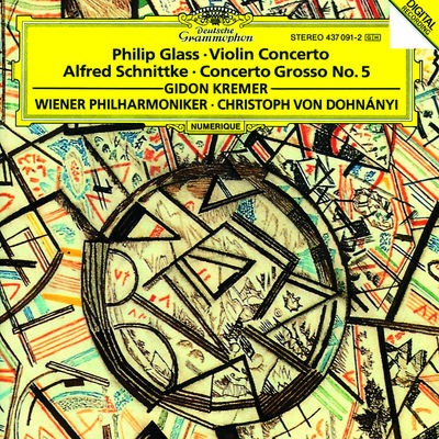 Glass: Concerto for Violin and Orchestra - I. = 104 - = 120封面