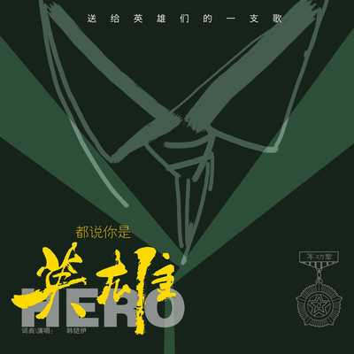 都说你是英雄(纯音乐伴奏版)封面