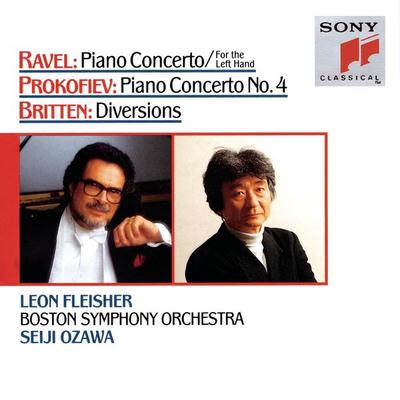 Concerto for Piano (Left Hand) and Orchestra No. 4 - IV. Vivace (为钢琴（左手）和管弦乐队而作的第4号协奏曲 - 第四乐章 活泼的) - Leon Fleisher / 小泽征尔 / Boston Symphony Orchestra封面