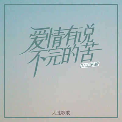 爱情有说不完的苦 (DJ沈念版)封面
