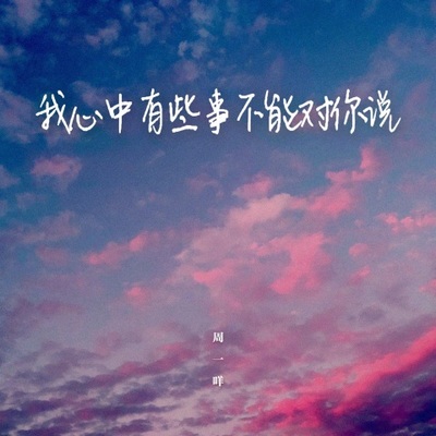 我心中有些事不能对你说伴奏封面