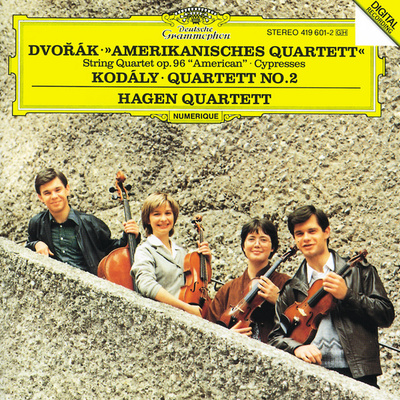 Dvořák: 드보르작: 측백나무: 1. Moderato+Dvořák: 弦楽四重奏曲 《糸杉》B. 152: 第1曲 君に対する私の愛情は+Dvořák: ゲンガクシジュウソウキョクイトスギ ブルクハウゼルヒャクゴジュウニ: ダイイチキョクキミニタイスルワタシノアイジョウハ+Dvořák: Cypresses B.152: 1. Moderato封面