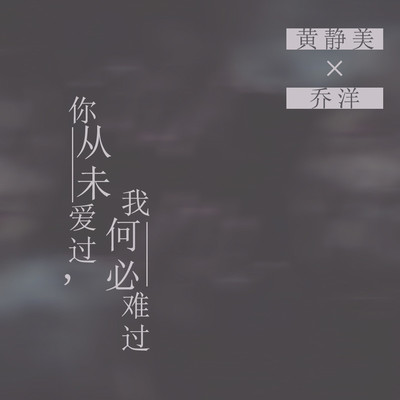 你从未爱过,我何必难过封面