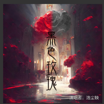 白鸽与黑玫瑰 - 洛尘鞅_封面