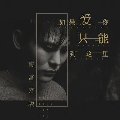 如果爱你只能到这里(伴奏) - 南宫嘉骏封面
