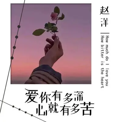 爱你有多深心就有多苦封面