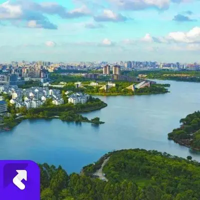 美丽的松山湖封面