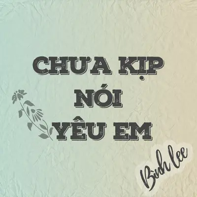 Chưa Kịp Nói Yêu Em(Beat)封面