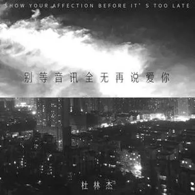 别等音讯全无再说爱你封面