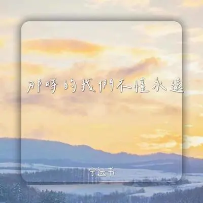 那时的我们不懂永远封面