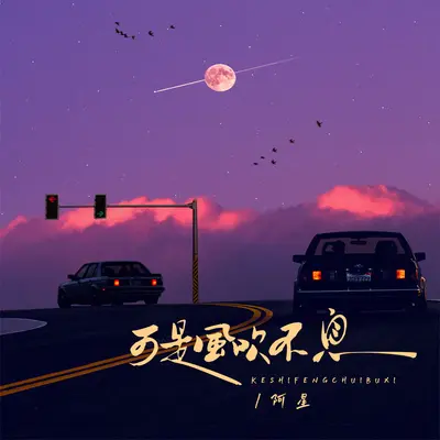 可是风吹不息(男声版)(伴奏)封面