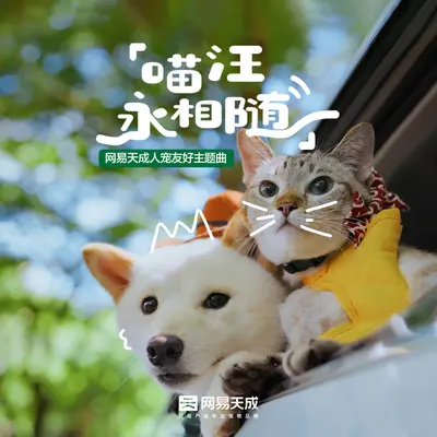 《喵汪永相随》（网易天成人宠友好主题曲）（网易天成人宠友好主题曲&「AI灵感做歌」创意合作伙伴） - DJ洛神(LoGod) / AILI封面