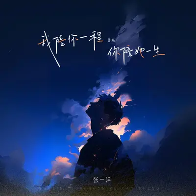 我陪你一程你陪她一生（男版伴奏） - 张一洋封面