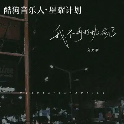 我不再打扰你了（x0.9）封面