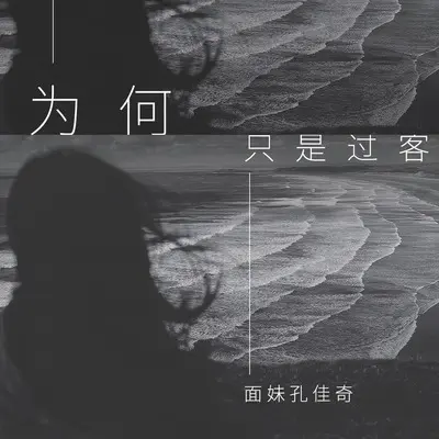 为何只是过客(伴奏)(伴奏) - 面妹孔佳奇封面