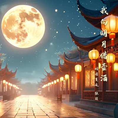 我向明月借壶酒（伴奏）封面