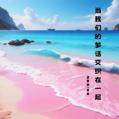 当我们的梦话交织在一起封面