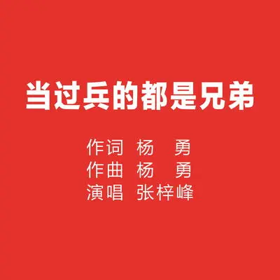 当过兵的都是兄弟封面