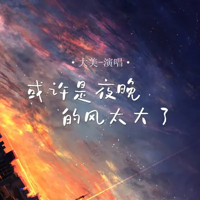 或许是夜晚的风太大了封面