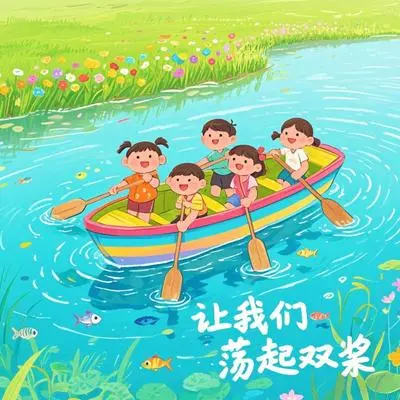 让我们荡起双桨（男童版经典儿歌）封面