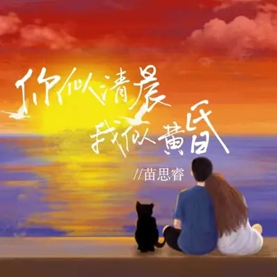 你似清晨，我似黄昏封面