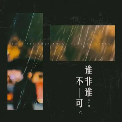 谁非谁不可(伴奏)封面