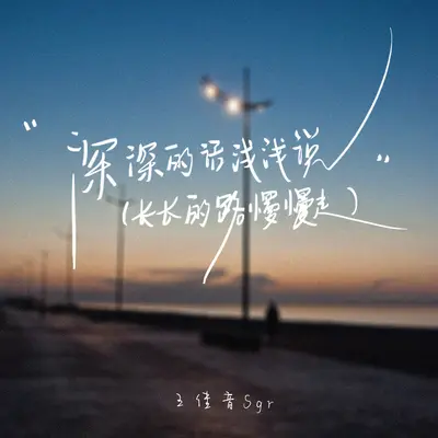 深深的话浅浅说（长长的路慢慢走版） - 王佳音Sgr封面