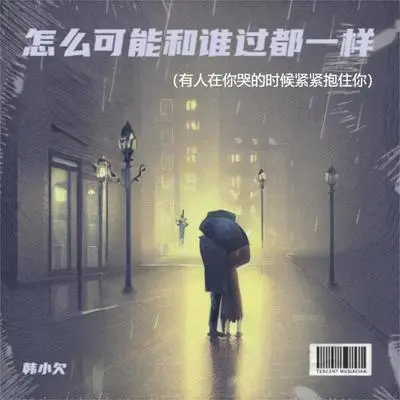 怎么可能和谁过都一样（有人在你哭的时候紧紧抱住你）封面