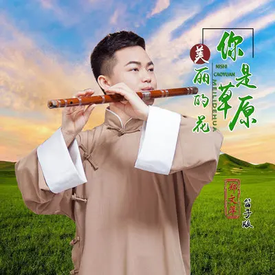 你是草原美丽的花（笛子演奏版）封面