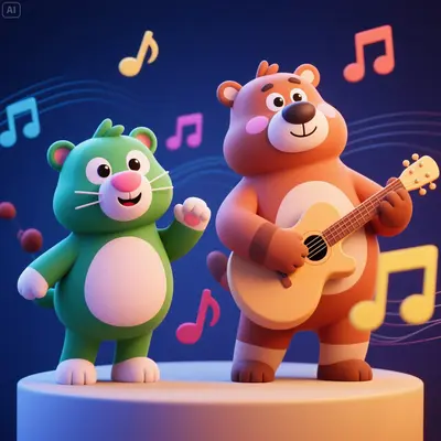 古诗儿歌《春夜洛城闻笛》少儿早教音乐唐朝李白封面