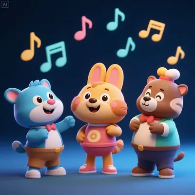 古诗儿歌《同儿辈赋未开海棠元朝元好问》少儿早教音乐封面