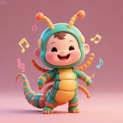 启蒙儿歌《童年的秘密》少儿早教音乐封面