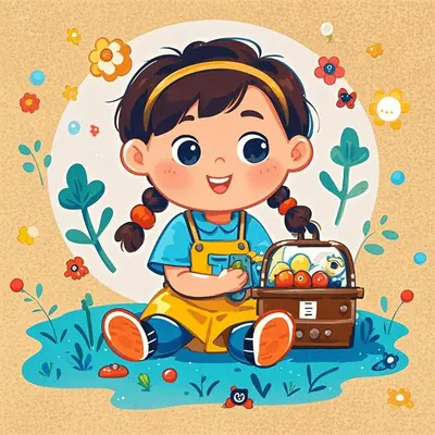 格林童话《狼和七只小山羊》少年学习摇篮曲 - 儿童歌曲封面