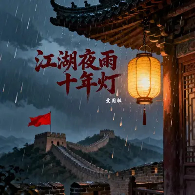江湖夜雨十年灯(爱国版)封面