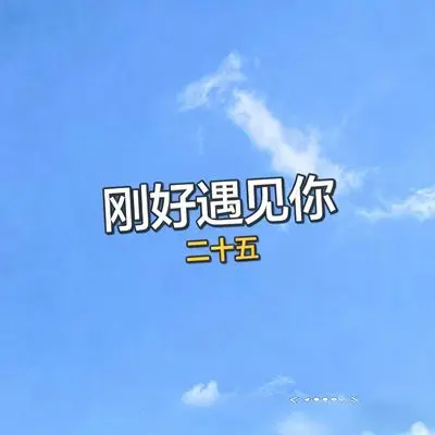 刚好遇见你封面