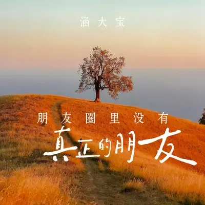 朋友圈里没有真正的朋友封面