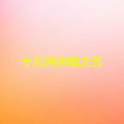 毕业了（专辑：十三月合辑之五）封面
