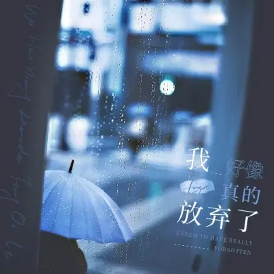 我好像真的放弃了封面