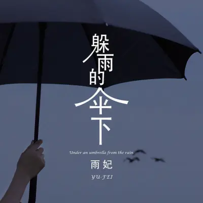 躲雨的伞下封面