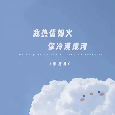 我热情如火你冷漠成河封面