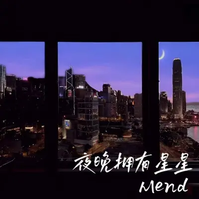 夜晚拥有星星 (星空剪影)封面