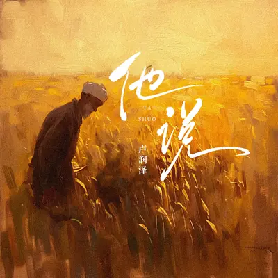 他说封面