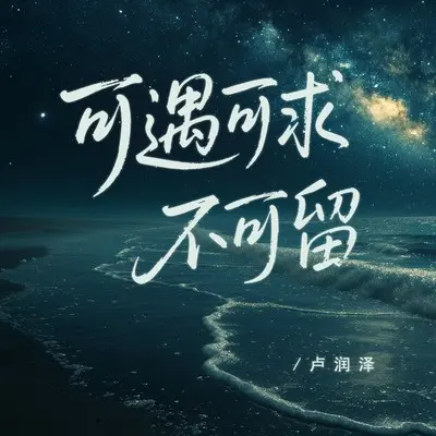 可遇可求不可留封面