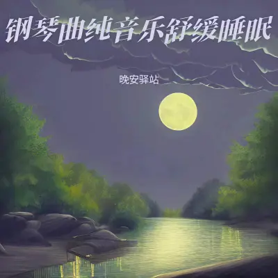 舒缓轻音乐 深度睡眠 - 晚安驿站封面