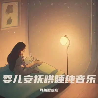婴儿助眠音乐（羊水 心跳 温柔轻嘘声）（专辑：适合宝宝听的摇篮曲 助眠音乐3分钟入睡 婴儿哄睡神曲 宝宝催眠曲 羊水声+嘘声哄宝宝入睡 (快速入睡)）封面