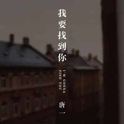 我要找到你封面