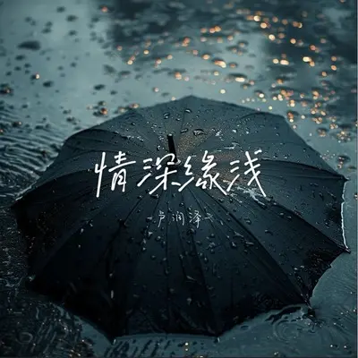 情深缘浅(DJ彭锐版伴奏) - 卢润泽封面