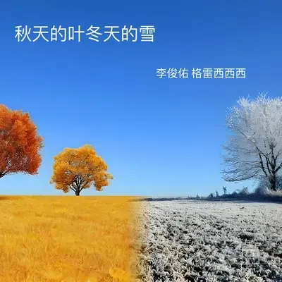 秋天的叶冬天的雪封面